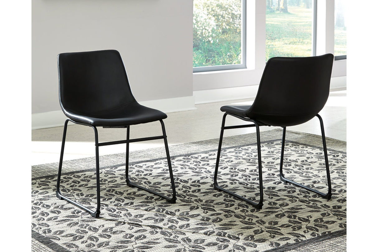 Centiar Black Dining Chair, Set of 2 from Ashley - Luna Furniture