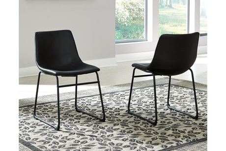 Centiar Black Dining Chair, Set of 2 from Ashley - Luna Furniture