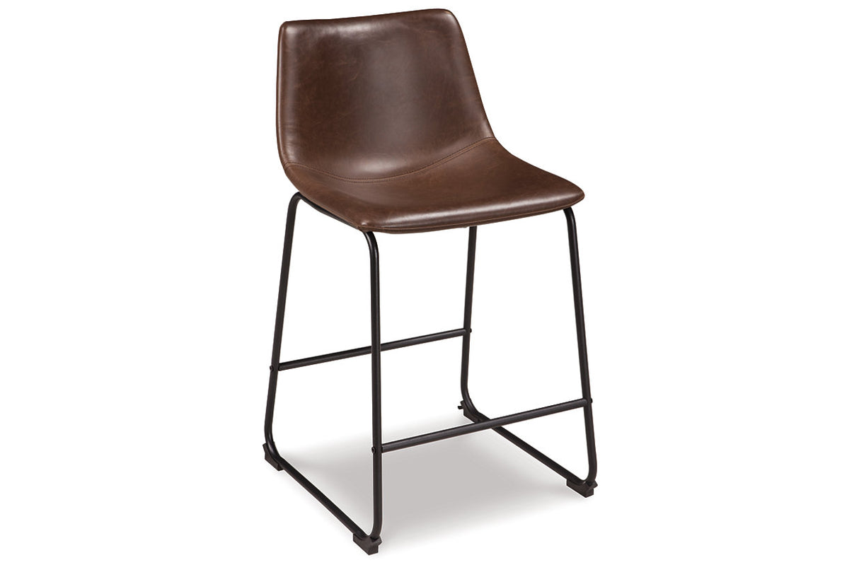 Centiar Brown Counter Height Barstool, Set of 2 from Ashley - Luna Furniture