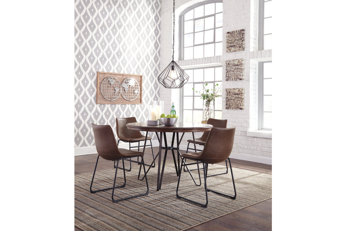 Centiar Brown Dining Chair, Set of 2 from Ashley - Luna Furniture