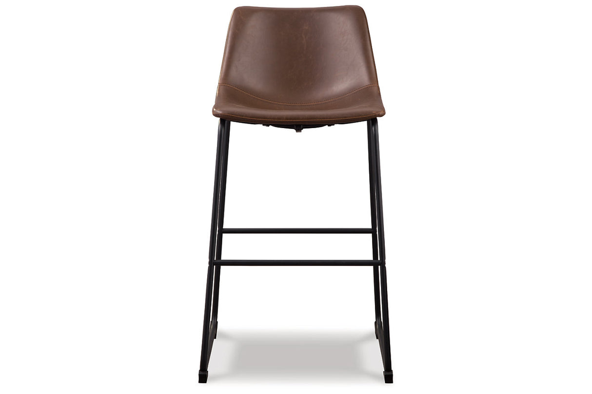 Centiar Brown Pub Height Barstool, Set of 2 from Ashley - Luna Furniture