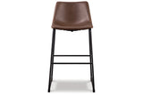 Centiar Brown Pub Height Barstool, Set of 2 from Ashley - Luna Furniture