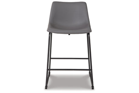 Centiar Gray Counter Height Barstool, Set of 2 from Ashley - Luna Furniture