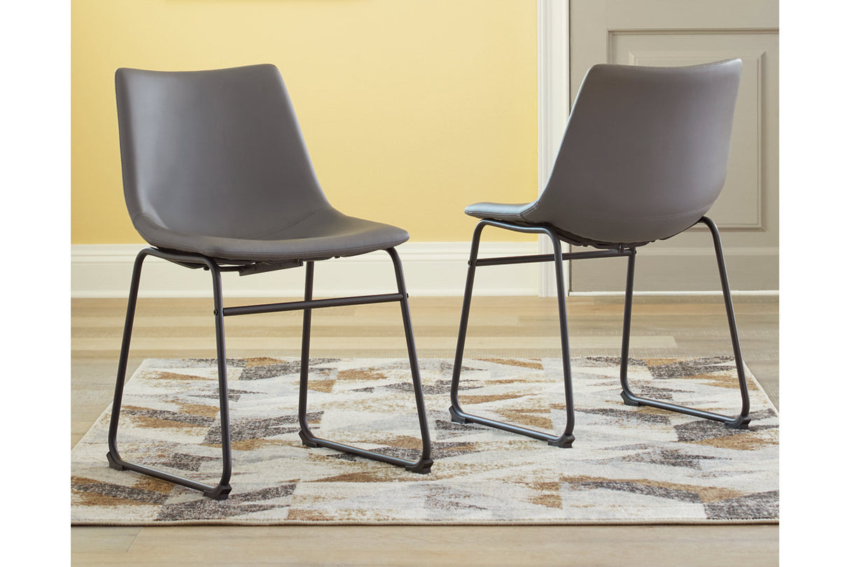 Centiar Gray Dining Chair, Set of 2 from Ashley - Luna Furniture