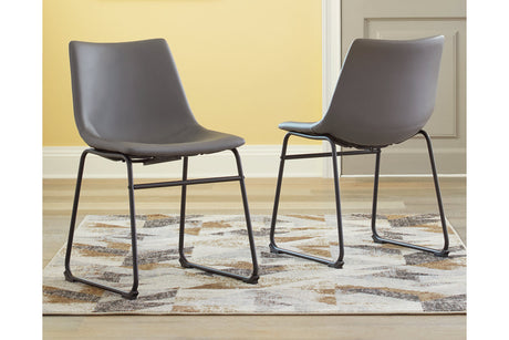 Centiar Gray Dining Chair, Set of 2 from Ashley - Luna Furniture