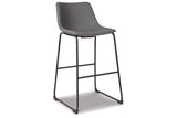 Centiar Gray Pub Height Barstool, Set of 2 from Ashley - Luna Furniture