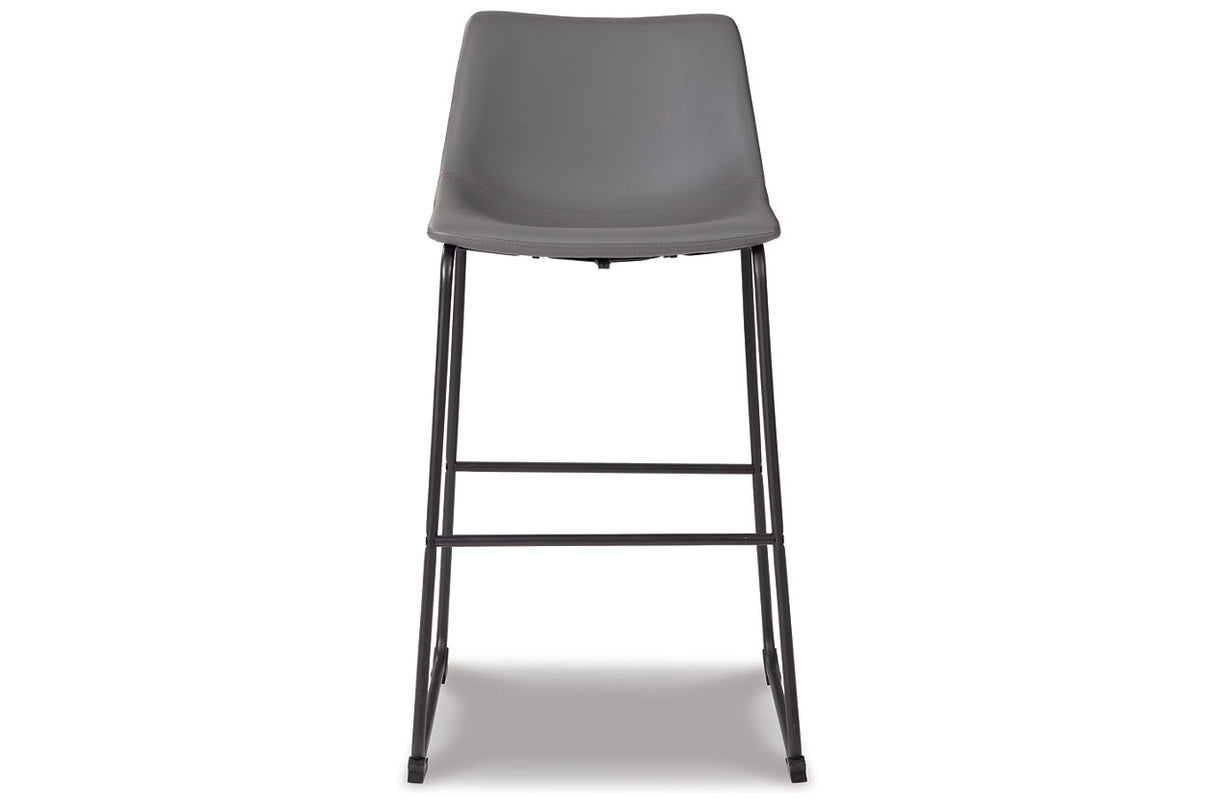 Centiar Gray Pub Height Barstool, Set of 2 from Ashley - Luna Furniture