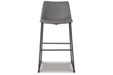 Centiar Gray Pub Height Barstool, Set of 2 from Ashley - Luna Furniture