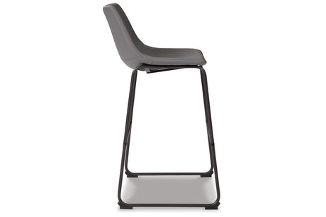 Centiar Gray Pub Height Barstool, Set of 2 from Ashley - Luna Furniture