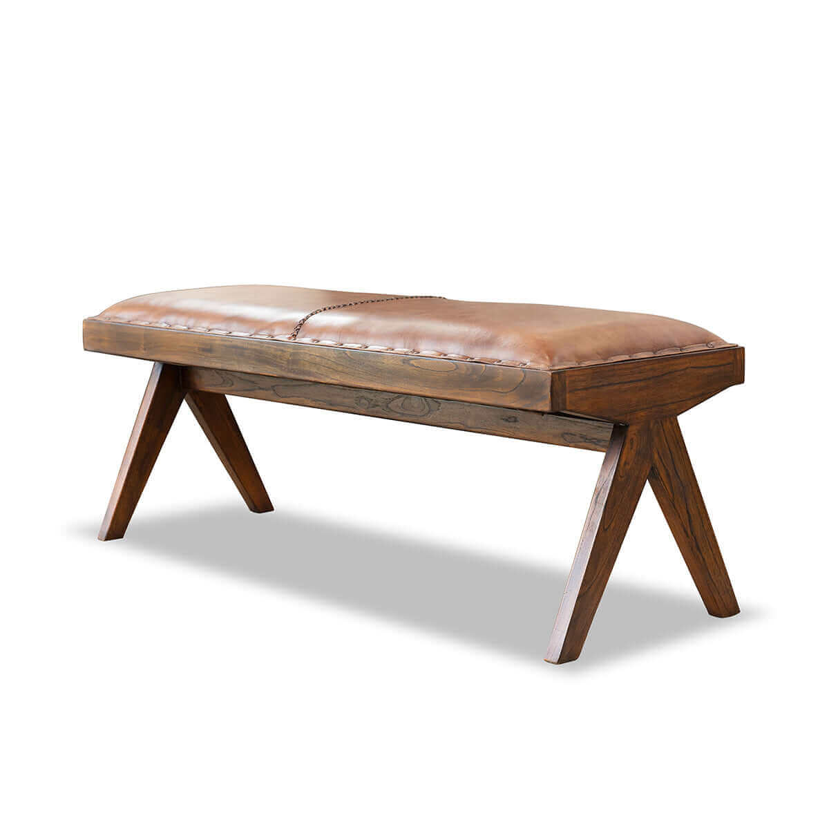 Chad Leather Bench from Midinmod - Luna Furniture