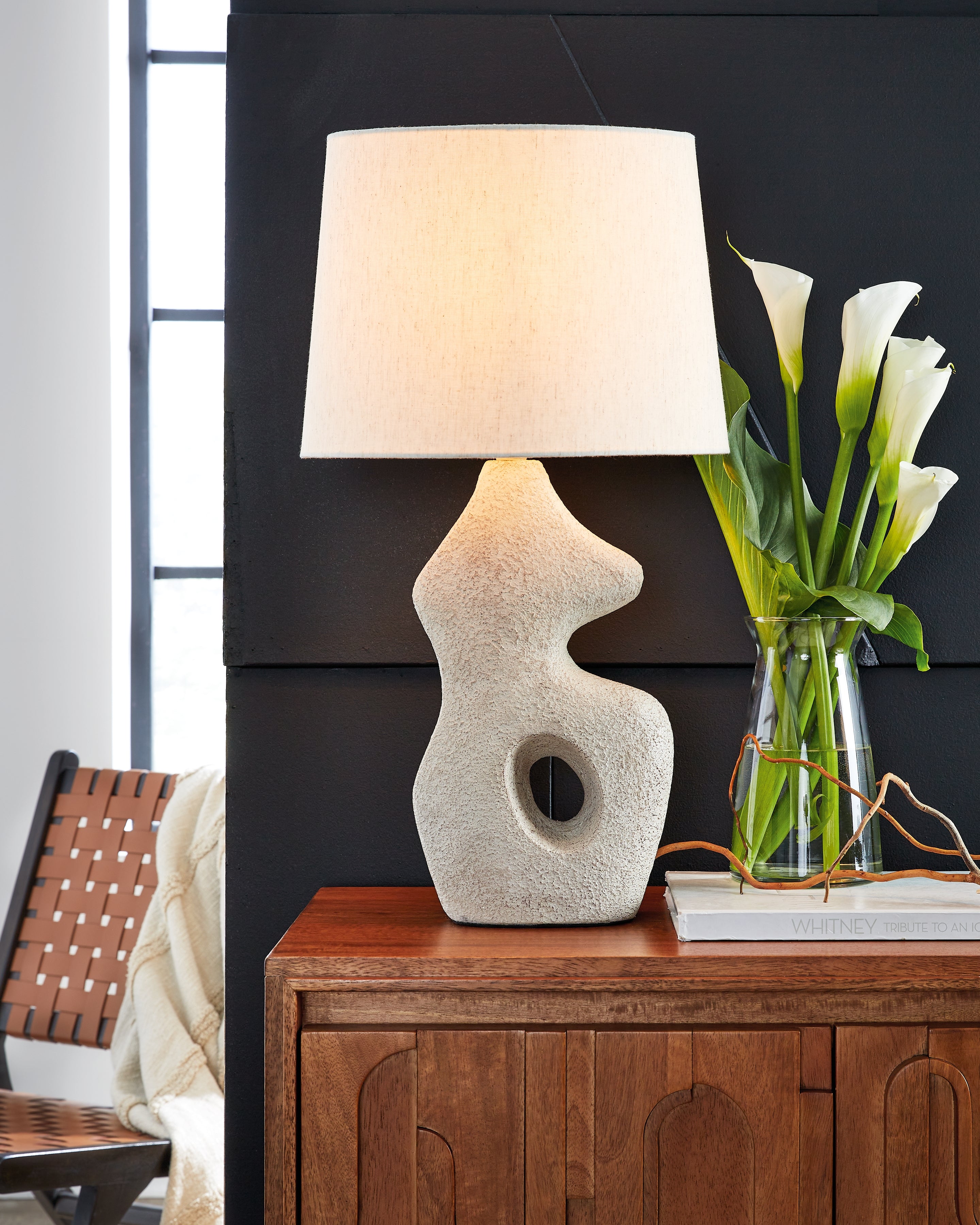 Chadrich Antique Beige Table Lamp (Set of 2) - Luna Furniture