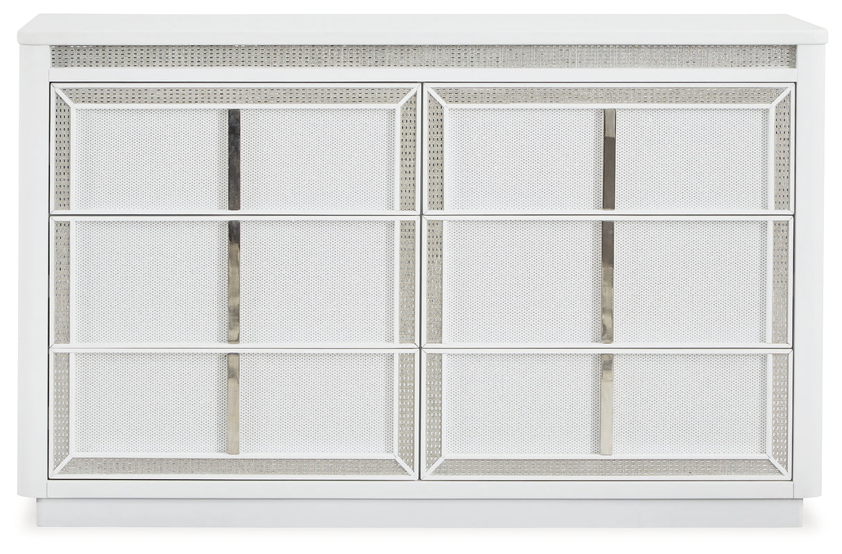 Chalanna White Dresser from Ashley Furniture - Luna Furniture