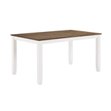 Challis Cherry/White 7-Piece Dining Set from Homelegance - Luna Furniture