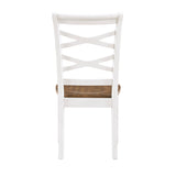 Challis Cherry/White 7-Piece Dining Set from Homelegance - Luna Furniture