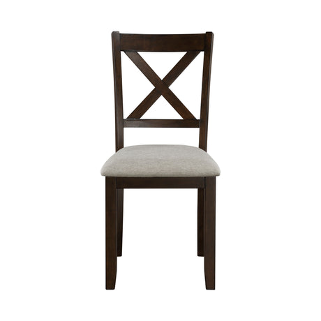 Challis Dark Cherry 7-Piece Dining Set from Homelegance - Luna Furniture