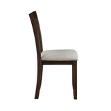Challis Dark Cherry 7-Piece Dining Set from Homelegance - Luna Furniture