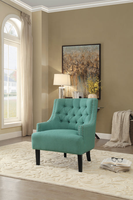Charisma Teal Accent Chair from Homelegance - Luna Furniture