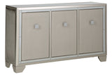 Chaseton Champagne Accent Cabinet from Ashley - Luna Furniture