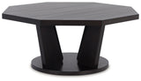 Chasinfield Dark Brown Coffee Table from Ashley - Luna Furniture