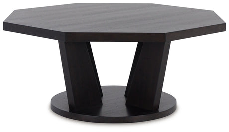 Chasinfield Dark Brown Coffee Table from Ashley - Luna Furniture