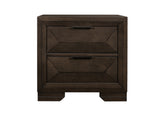 Chesky Warm Espresso Bookcase Storage Platform Bedroom Set from Homelegance - Luna Furniture