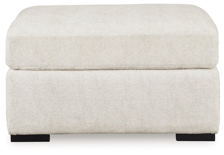 Chessington Ivory Oversized Accent Ottoman from Ashley - Luna Furniture