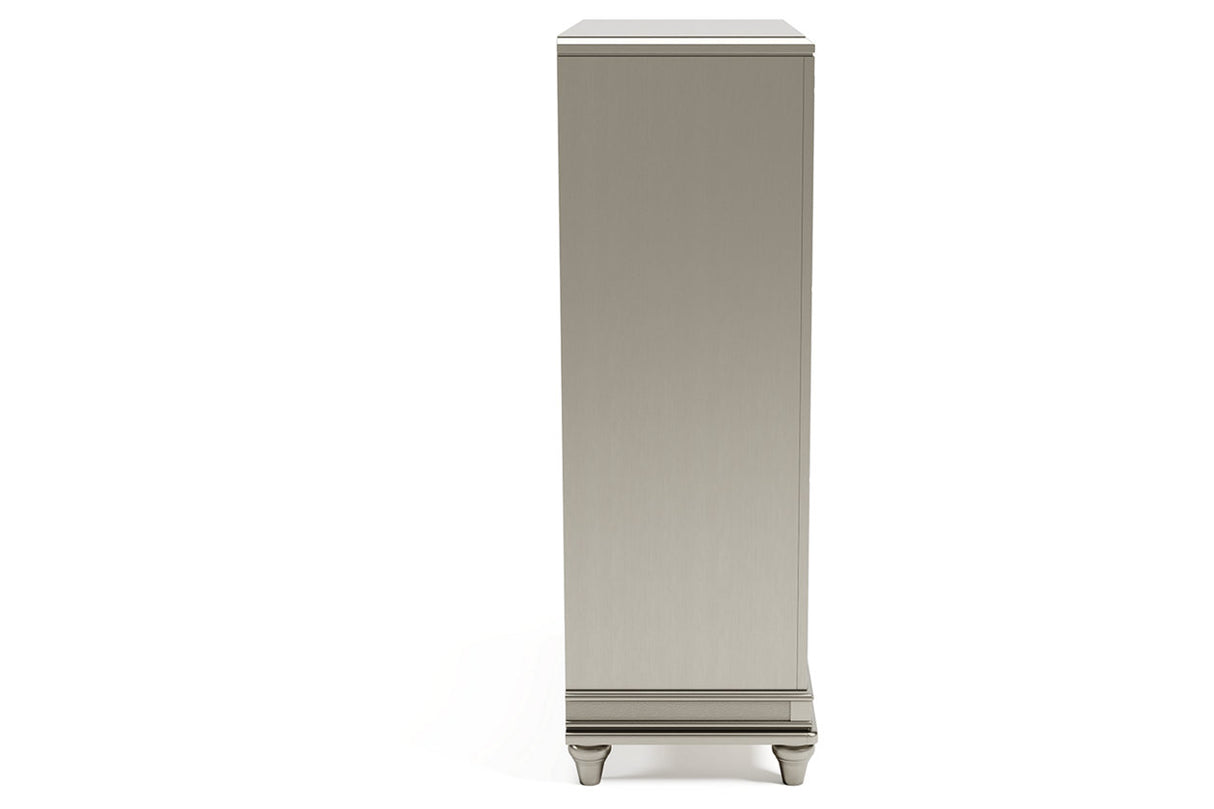 Chevanna Platinum Chest of Drawers from Ashley - Luna Furniture