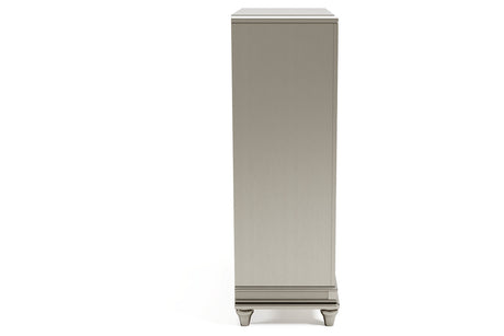Chevanna Platinum Chest of Drawers from Ashley - Luna Furniture