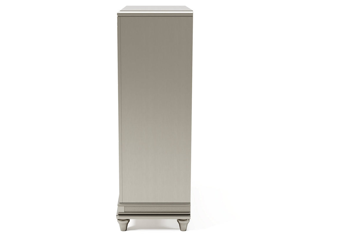 Chevanna Platinum Chest of Drawers from Ashley - Luna Furniture