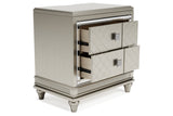 Chevanna Platinum Nightstand from Ashley - Luna Furniture