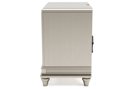 Chevanna Platinum Nightstand from Ashley - Luna Furniture