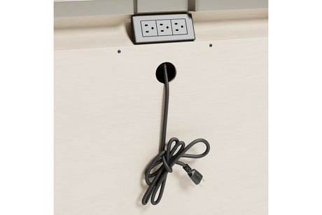 Chevanna Platinum Nightstand from Ashley - Luna Furniture