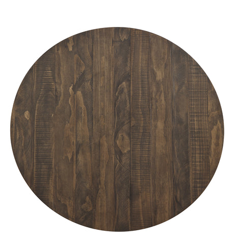 Chevre Brown/Gray Round Counter Height Set from Homelegance - Luna Furniture