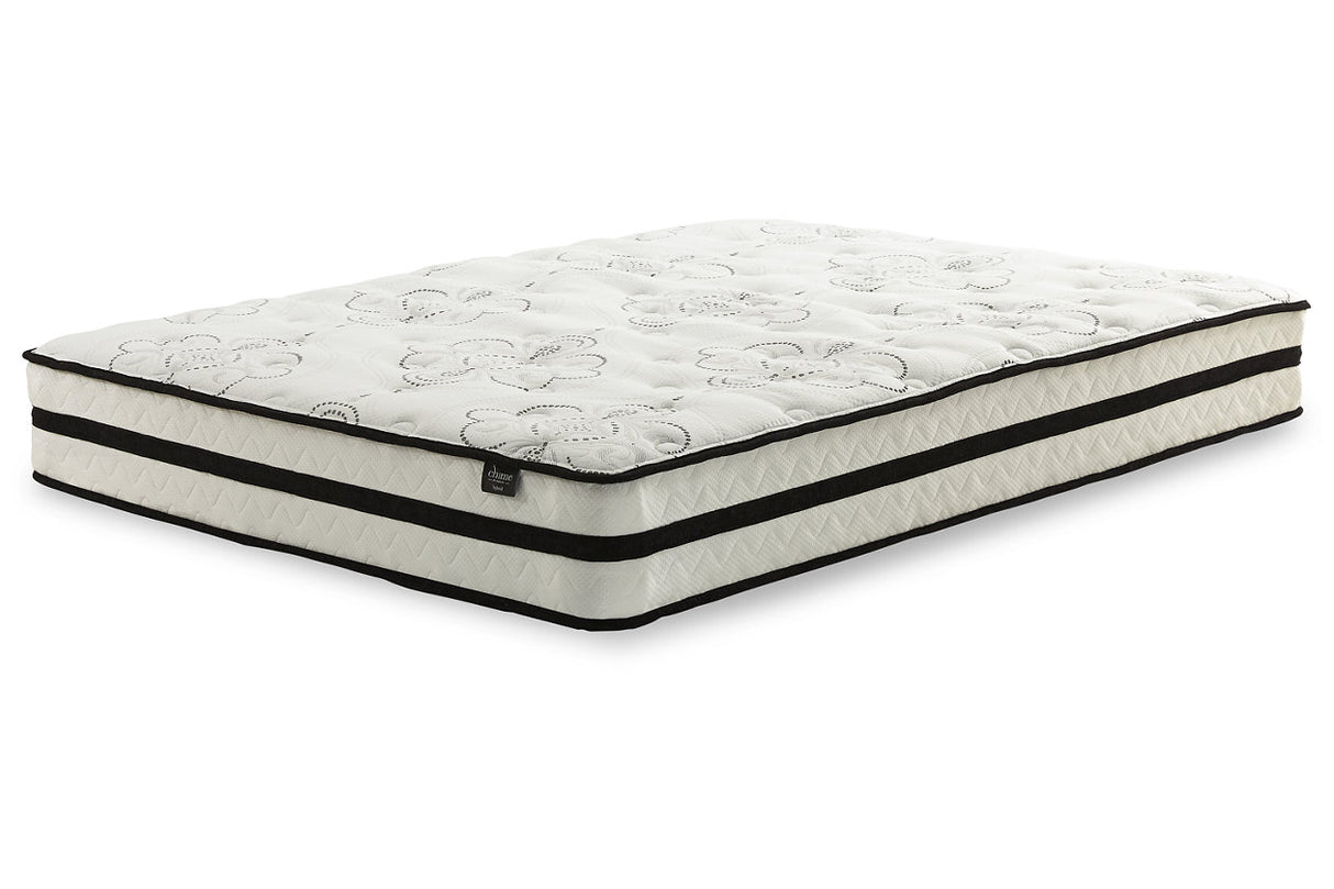 Chime 10 Inch Hybrid White King Mattress in a Box from Ashley - Luna Furniture