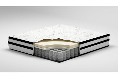 Chime 10 Inch Hybrid White Queen Mattress in a Box from Ashley - Luna Furniture