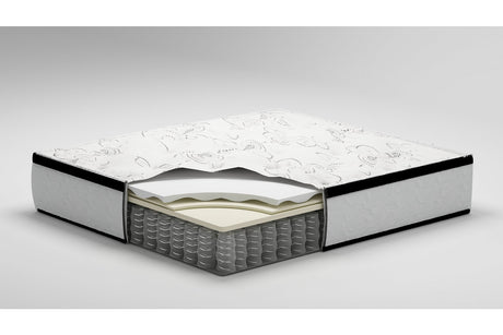 Chime 12 Inch Hybrid White King Mattress in a Box from Ashley - Luna Furniture