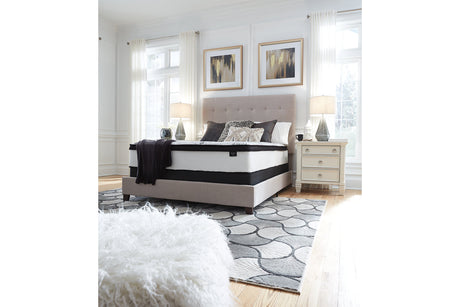 Chime 12 Inch Hybrid White Queen Mattress in a Box from Ashley - Luna Furniture