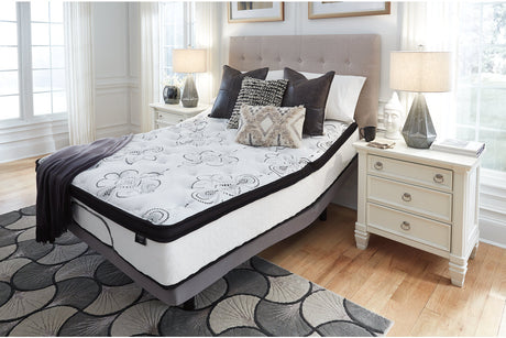 Chime 12 Inch Hybrid White Queen Mattress in a Box from Ashley - Luna Furniture