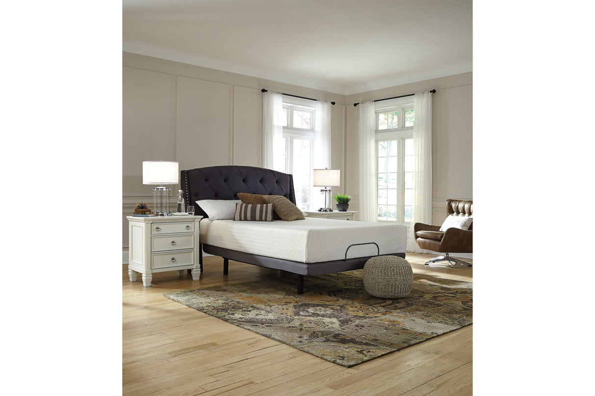 Chime 12 Inch Memory Foam White Full Mattress in a Box from Ashley - Luna Furniture