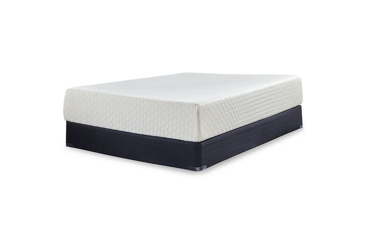 Chime 12 Inch Memory Foam White Full Mattress in a Box from Ashley - Luna Furniture