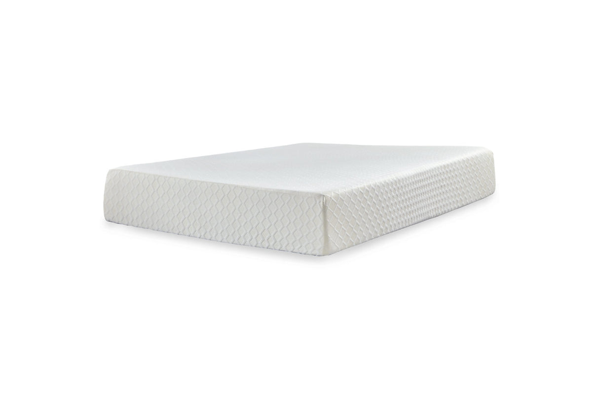 Chime 12 Inch Memory Foam White King Mattress in a Box from Ashley - Luna Furniture