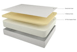 Chime 12 Inch Memory Foam White King Mattress in a Box from Ashley - Luna Furniture