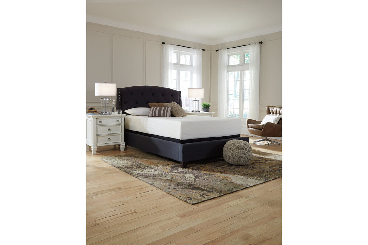 Chime 12 Inch Memory Foam White King Mattress in a Box from Ashley - Luna Furniture