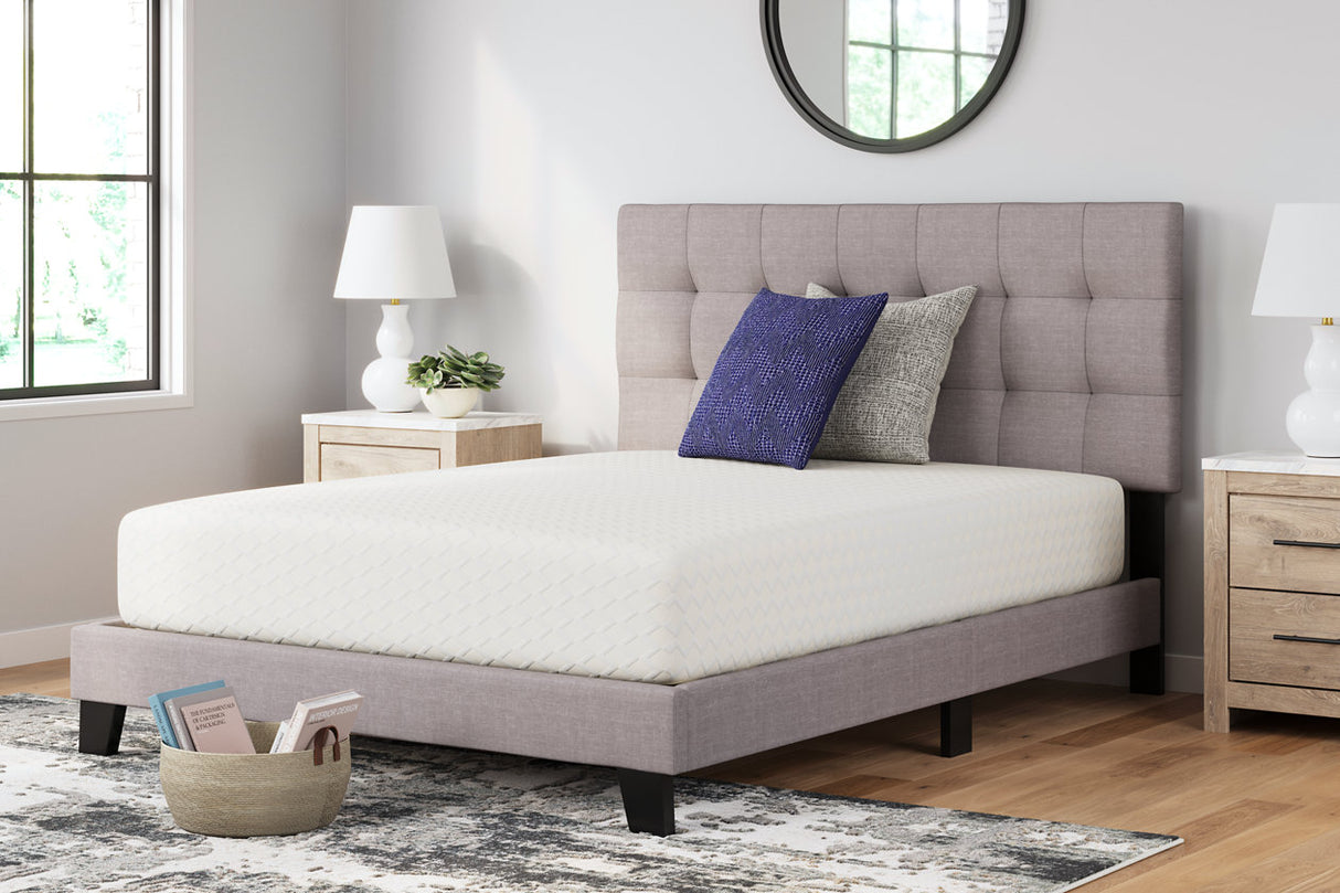 Chime 12 Inch Memory Foam White Queen Mattress in a Box from Ashley - Luna Furniture