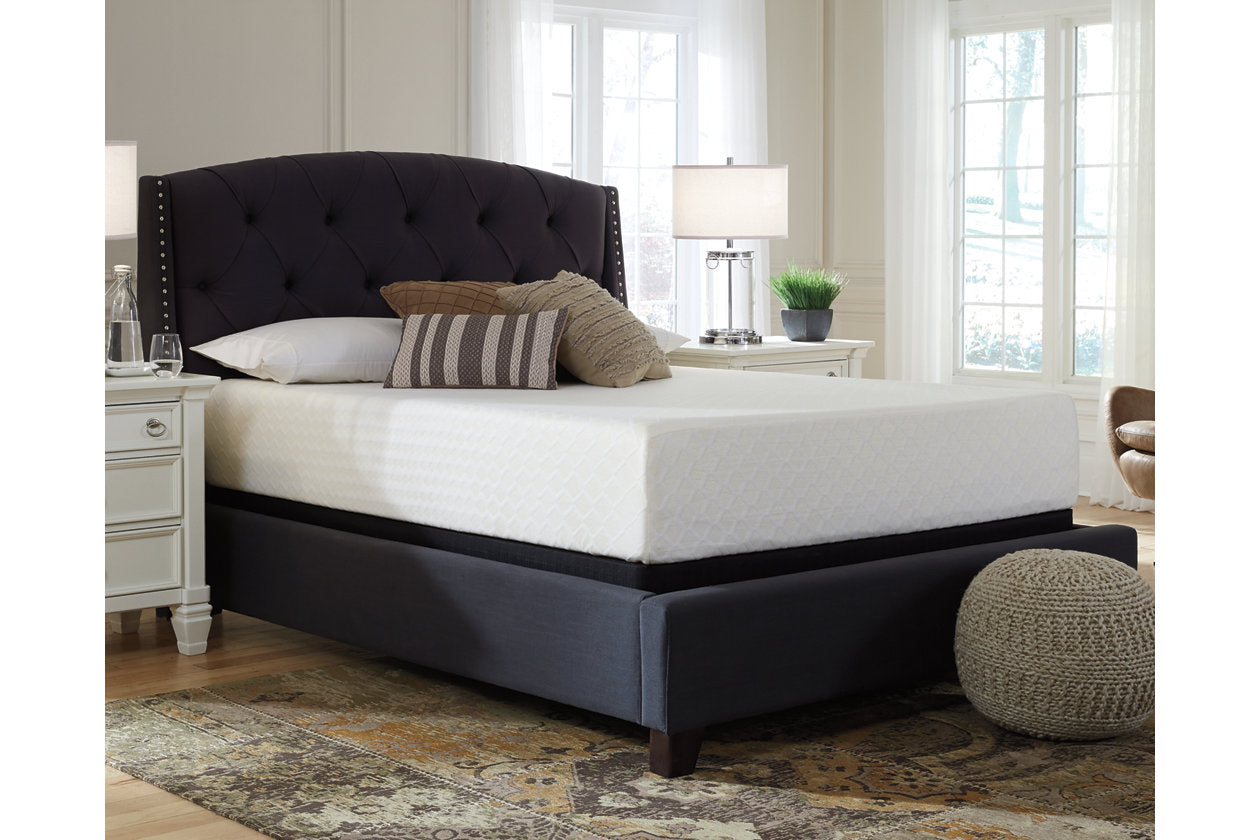 Chime 12 Inch Memory Foam White Queen Mattress in a Box – Luna