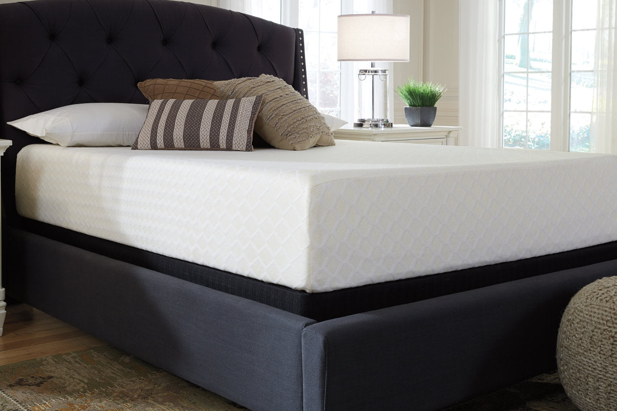 Chime 12 Inch Memory Foam White Queen Mattress in a Box – Luna