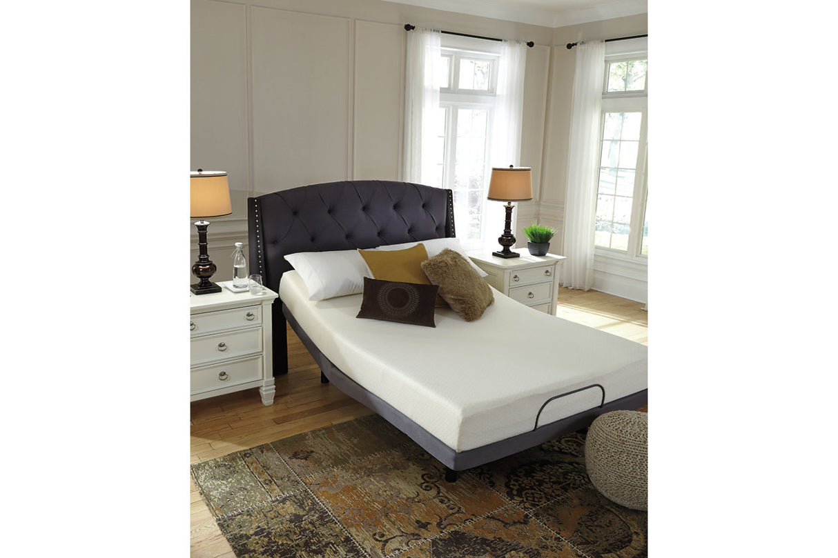 Chime 8 Inch Memory Foam White Full Mattress in a Box from Ashley - Luna Furniture