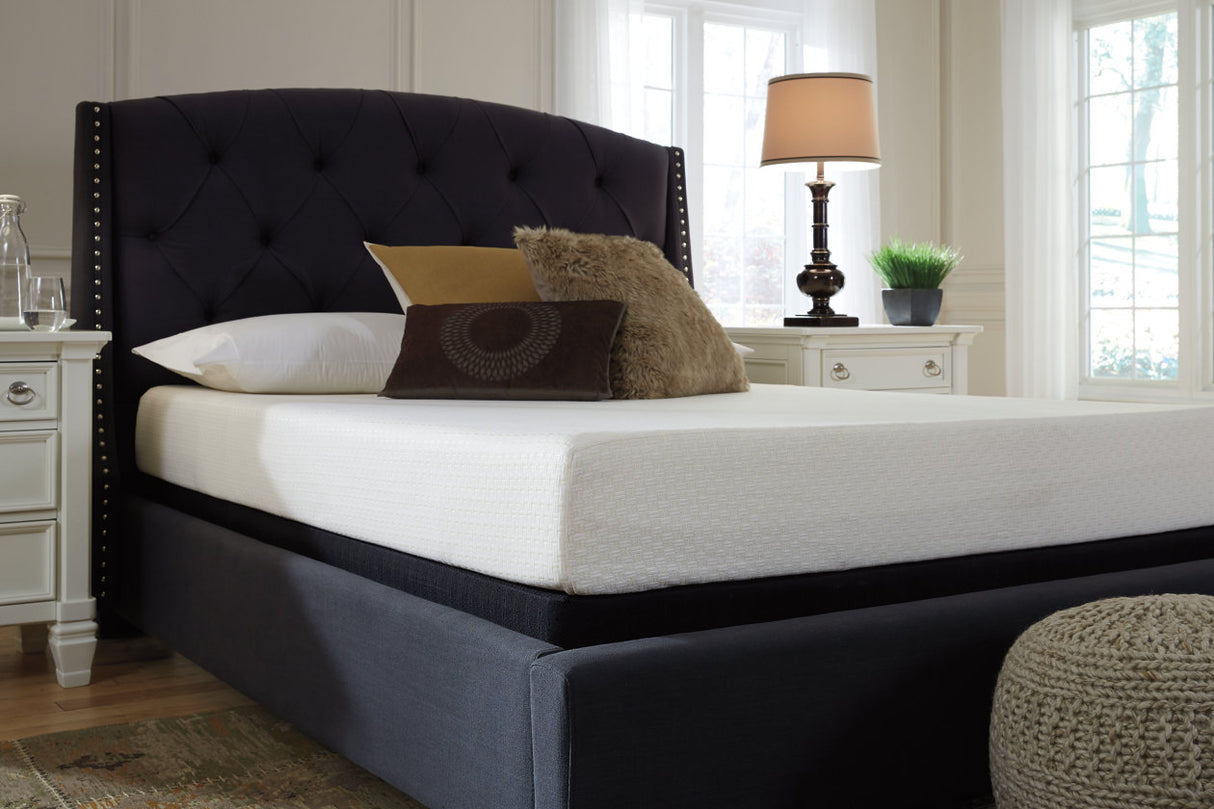 Chime 8 Inch Memory Foam White King Mattress in a Box from Ashley - Luna Furniture