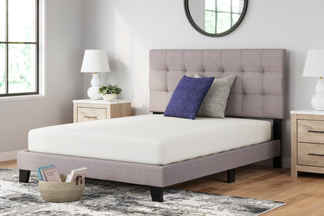Chime 8 Inch Memory Foam White Queen Mattress in a Box from Ashley - Luna Furniture