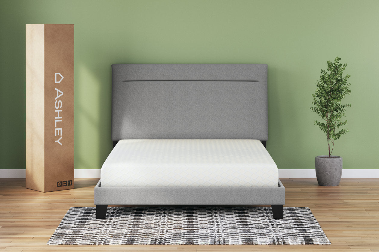 Chime 8 Inch Memory Foam White Queen Mattress in a Box – Luna